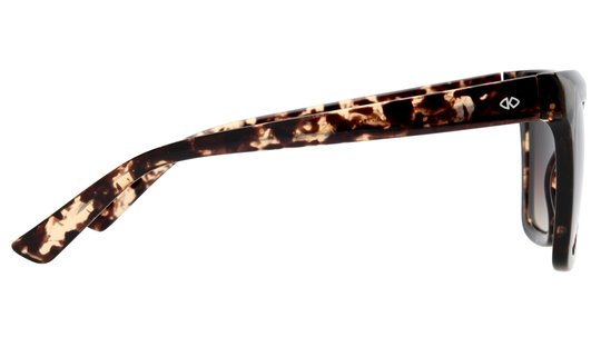 Lunettes de soleil Signature Krys Femme Écaille Carré Skj2431-B Droite