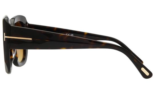 Lunettes de soleil Tom Ford Femme Écaille Carré Ft1220 Gauche