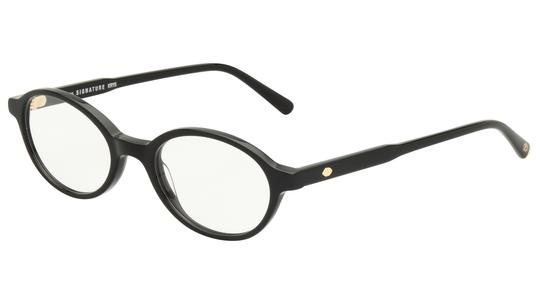 Lunettes de vue Signature Krys Femme Noir Ovale Ml2603 Trois-Quart