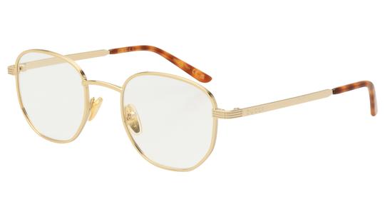 Lunettes de vue Gucci Femme Or Ronde Gg2224O Trois-Quart