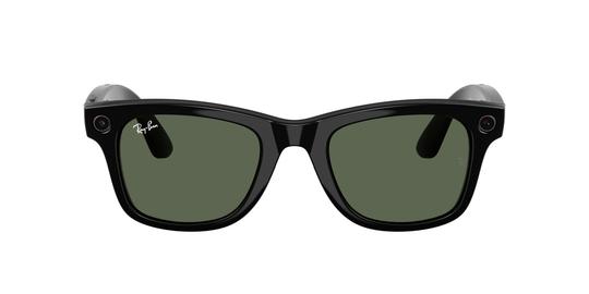 Lunettes de soleil Ray-Ban Meta Mixte Noir Carré Rw4012 Face