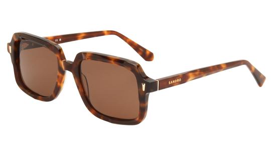Lunettes de soleil Sandro Femme Écaille Carré SD6100 Trois-Quart