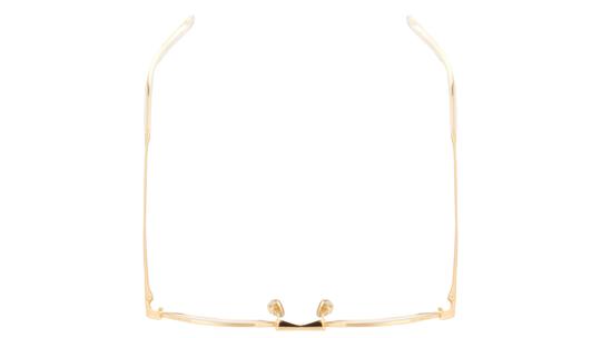 Lunettes de vue Prada Homme Or Ovale prd51v Dessus