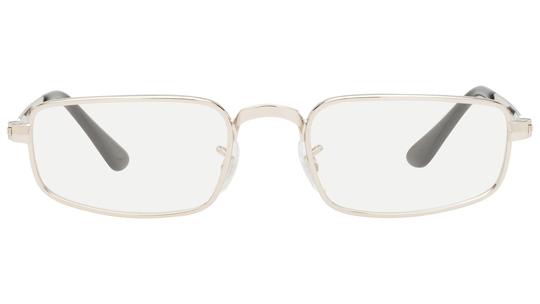 Lunettes de vue Ray-Ban Mixte Argent Rectangle Rx3927V Face