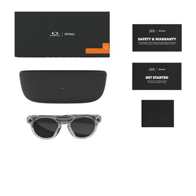 Lunettes de soleil Oakley Meta Mixte Transparent Sport Ow8002 Trois-Quart