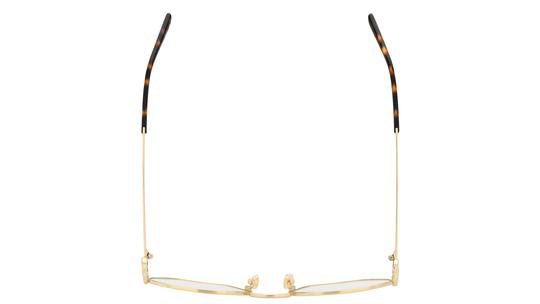 Lunettes de vue Gucci Femme Or Ronde gg2048o Dessus