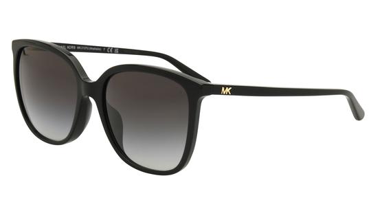 Lunettes de soleil Michael Kors Femme Noir Carré Mk2137U Trois-Quart