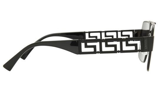Lunettes de soleil Versace Homme Noir Rectangle VE2290 Droite