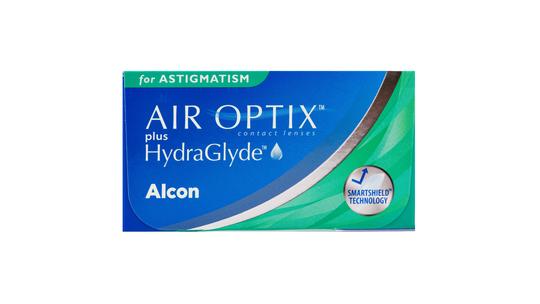 Lentilles de contact Air Optix Plus HydraGlyde for astigmatism 