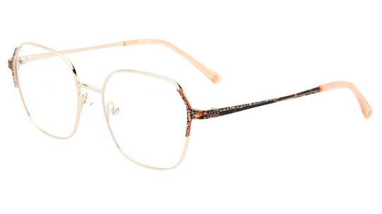 Lunettes de vue Baïa Femme Or Carré Baa2408 Trois-Quart