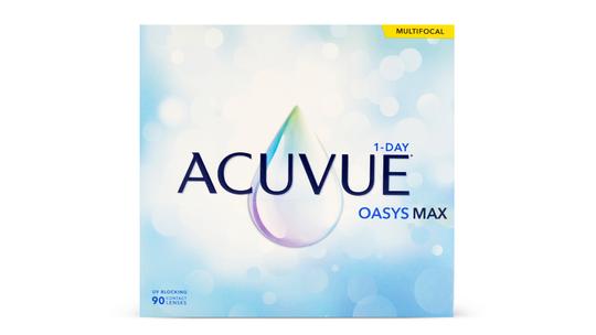 Lentilles de contact 1 Day Acuvue Oasys Max Multifocal Medium Boîte de 90