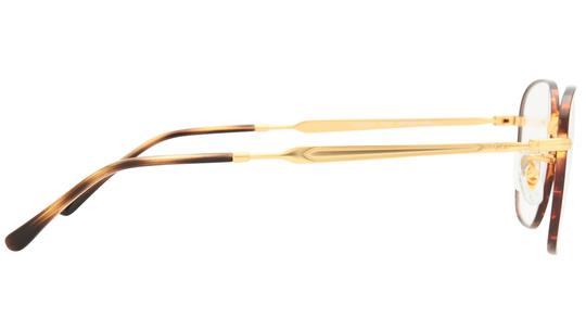 Lunettes de vue Ray-Ban Mixte Écaille Carré RX6534 Droite