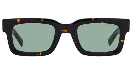 Lunettes de soleil Tommy Hilfiger Homme Écaille Rectangle TH Face
