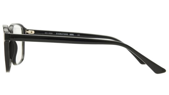 Lunettes de vue Krys Origine Homme Noir Rectangle Ess2501 Gauche