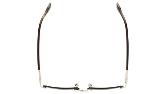 Lunettes de soleil Gucci Homme Argent Rectangle GG1221S Dessus