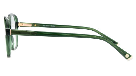 Lunettes de vue Siralya Femme Vert Rectangle Sir2404 Gauche