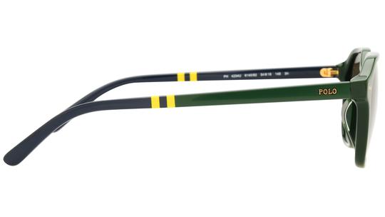 Lunettes de soleil Polo Ralph Lauren Homme Vert Angulaire PH4234U Droite