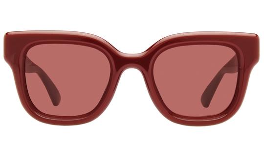 Lunettes de soleil Gucci Femme Rouge Ronde GG1828S Face