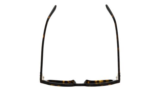 Lunettes de soleil Ray-Ban Mixte Écaille Rectangle RB4455 Dessus