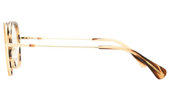 Lunettes de vue French Disorder Femme Marron Carré Fd2513 Gauche