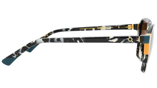 Lunettes de soleil Etnia Barcelona Femme Blanc Angulaire NAVAS Droite