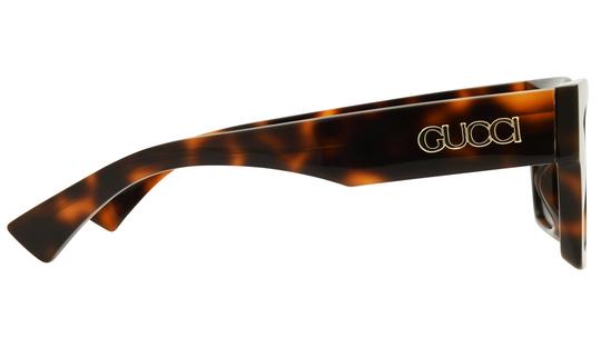 Lunettes de soleil Gucci Femme Bleu Rectangle gg1835sa Droite