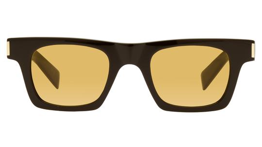 Lunettes de soleil Saint Laurent Mixte Marron Rectangle SL Face