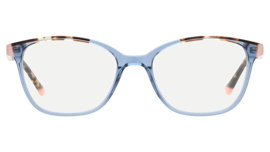 Lunettes de vue Signature Krys Femme Bleu Papillon Kis2605 Face