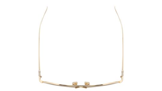 Lunettes de soleil Miu Miu Femme Or Aviateur MU Dessus