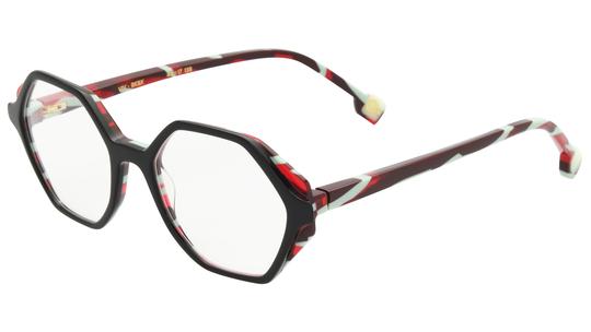 Lunettes de vue Etnia Barcelona Femme Noir Wayfarer viv Trois-Quart