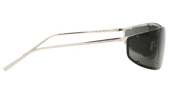 Lunettes de soleil Saint Laurent Mixte Argent Rectangle sl Droite