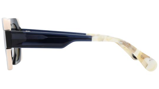 Lunettes de soleil WOOW Femme Noir Angulaire Supertactic Gauche