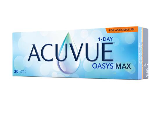Lentilles de contact 1 Day Acuvue Oasys Max For Astigmatism Boîte de 30