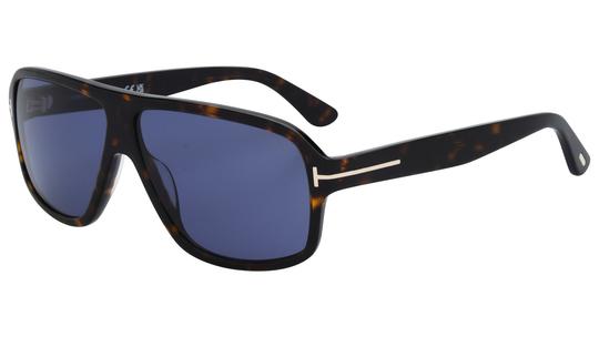 Lunettes de soleil Tom Ford Homme Écaille Rectangle ft1335 Trois-Quart