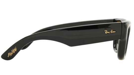 Lunettes de soleil Ray-Ban Mixte Noir Carré RB4940 Droite