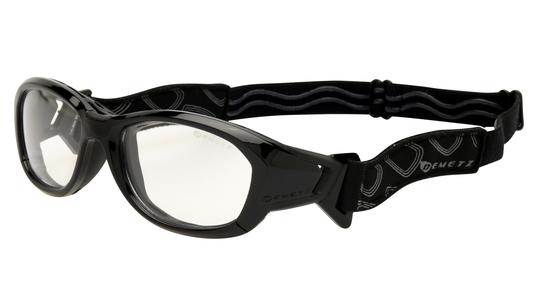 Lunettes de vue Demetz Mixte Noir Rectangle SMASH Trois-Quart