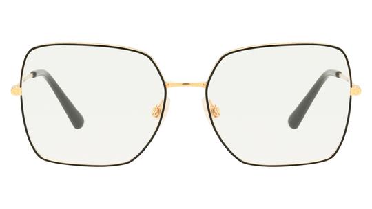 Lunettes de vue  Femme Noir Carré dg1323 Face