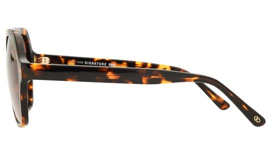 Lunettes de soleil Signature Krys Femme Écaille Tonneau skj2616-d Gauche