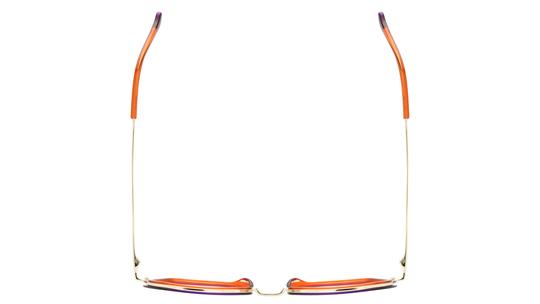 Lunettes de vue Signature Krys Femme Transparent Tonneau Kis2607 Dessus