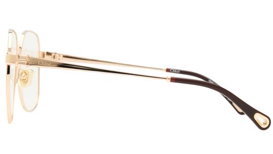 Lunettes de vue Chloé Femme Or Pantos ch0307o Gauche