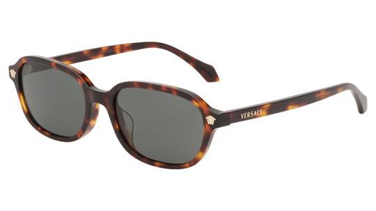 Lunettes de soleil Versace Femme Écaille Rectangle ve4514d Trois-Quart