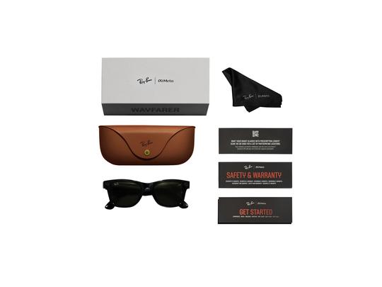 Lunettes de soleil Ray-Ban Mixte Noir Carré RW4006 Dessus
