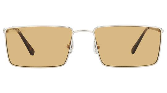 Lunettes de soleil Lacoste Homme Argent Rectangle L279S Face