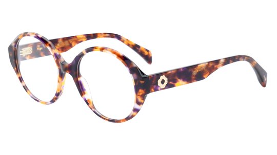 Lunettes de vue Maje Femme Écaille Ronde Mj1057 Trois-Quart