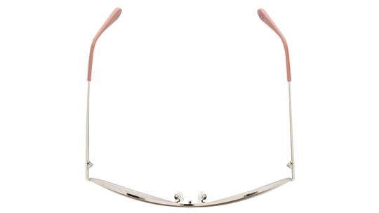 Lunettes de soleil Signature Krys Femme Argent Oversize Anastasia Dessus