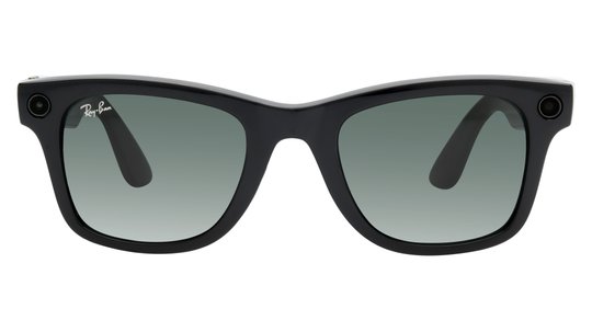 Lunettes de soleil Ray-Ban Mixte Noir Carré Rw4006 Face