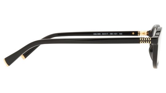 Lunettes de vue Miu Miu Femme Noir Ovale Mu Droite