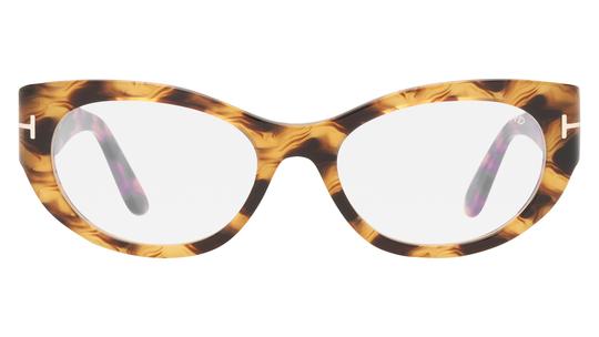 Lunettes de vue Tom Ford Femme Écaille Ovale Ft6133-B Face