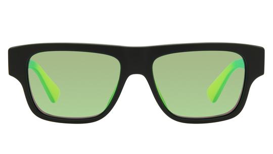 Lunettes de soleil  Mixte Noir Rectangle mj0638s Face