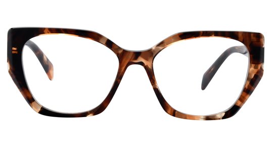 Lunettes de vue Prada Femme Écaille Papillon Pr18Wv Face